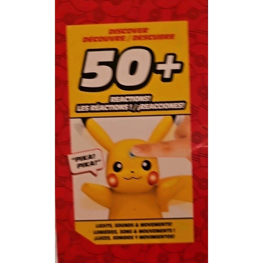 Pokémon Train and Play Deluxe Pikachu - 4.5-Inch Pikachu Figure with Lights - Picture 3 of 5